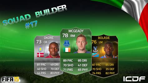 Fifa Squad Builder Una Barclays Premier League Alternativa