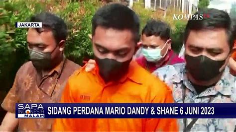 Catat Sidang Perdana Mario Dandy Dan Shane Lukas Digelar 6 Juni 2023