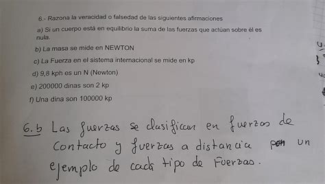 6 Razona La Veracidad O Falsedad De Las Siguientes Afirmaciones A Si