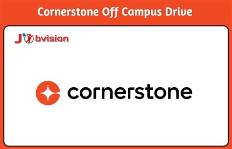 Cornerstone Off Campus Drive 2022 Software Engineer BE B Tech