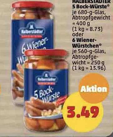 Halberstadter Bock W Rste Oder Wiener W Rstchen Angebot Bei Penny