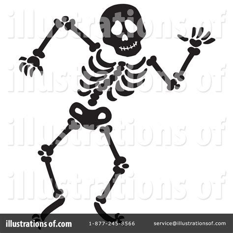 Skeleton Clipart #213486 - Illustration by visekart