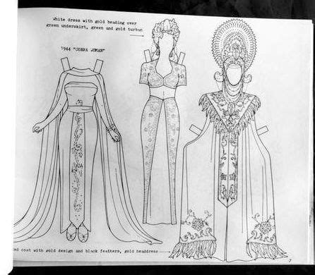 MARIA MONTEZ Paper Doll Coloring Book By Ralph Hodgdon Paper Dolls