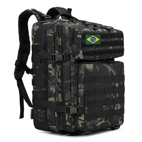 Mochila T Tica Camping Militar Litros Resistente A Gua Mundo Next