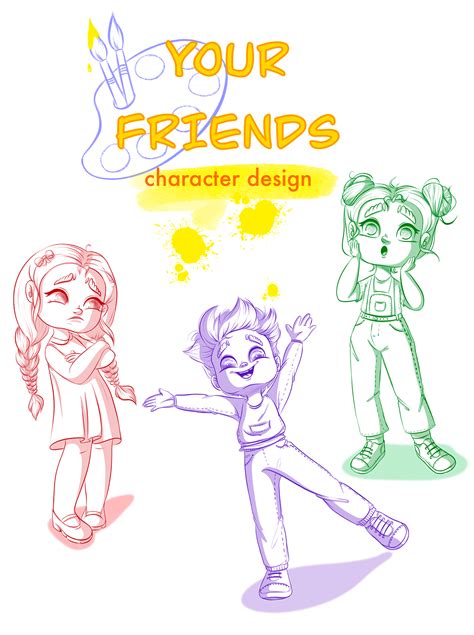 YOUR FRIENDS | CHARACTER DESIGN on Behance