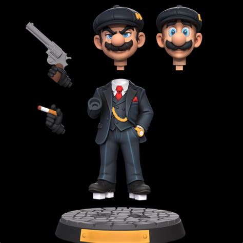 🎁 Mario Shelby Bros Multipart Stl・fichier Stl Pour Impression 3d・cults