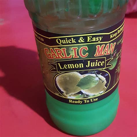 Garlic Man Lemon Juice Reviews Abillion