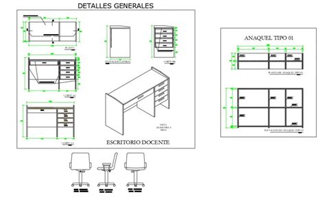 Detail Office Table And Chair Layout Cad Furniture Block Autocad File