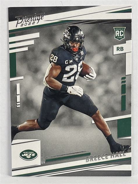 Panini Prestige Football Breece Hall Nfl Rookie Rc Trading Card