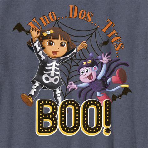 Dora The Explorer Boy's Dora the Explorer Halloween Friends Boo Graphic Tee