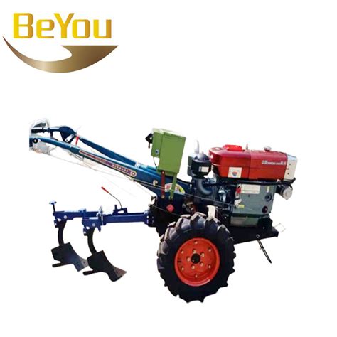 Farm Walk Behind Tractor Two Wheels Hand Walking Behind Tractors China Cultivators Mini Tiller