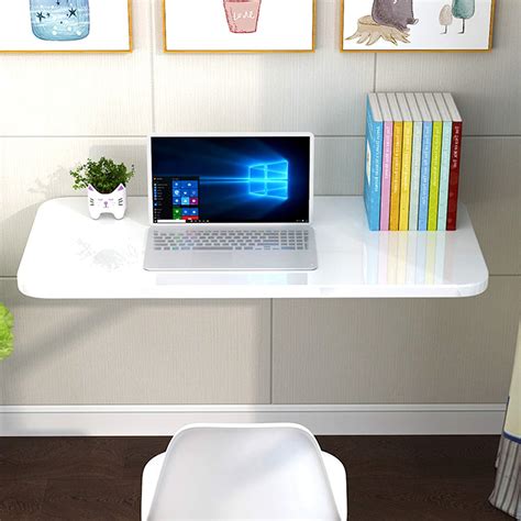 Aleawol Wall Mounted Table Folding Floating Laptop Desk Fold Down Work