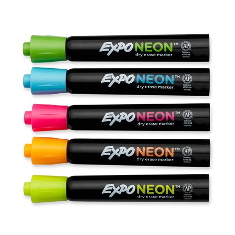 Mua EXPO Neon Dry Erase Markers Bullet Tip Assorted Colors 5 Count