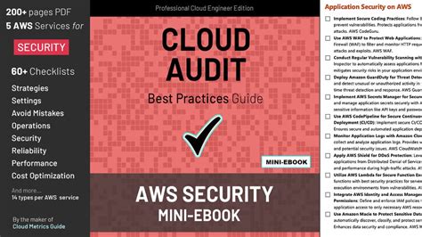 Cloud Audit Best Practices Aws Security Mini Ebook 200 Pages