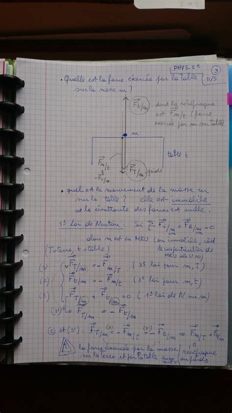 Physique En Secondaire Forces Reciproques Et Lois De Newton Informer
