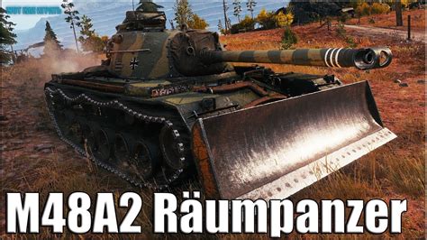 Новая ИМБА M48A2 Räumpanzer World of Tanks прем танк Германии 8