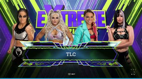 Wwe 2k24 Women S Fatal 4 Way Tlc Match Youtube