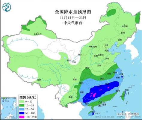 中央气象台：江南华南西部等地降水将增多地区未来天气