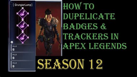 How To Duplicate Trackers In Apex Legends Season 12 YouTube