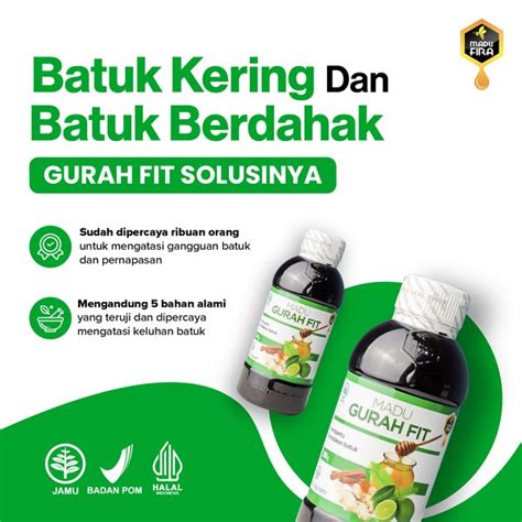 Jual Madu Gurahfit Asli Obat Batuk Berdahak Asma Radang Tenggorokan