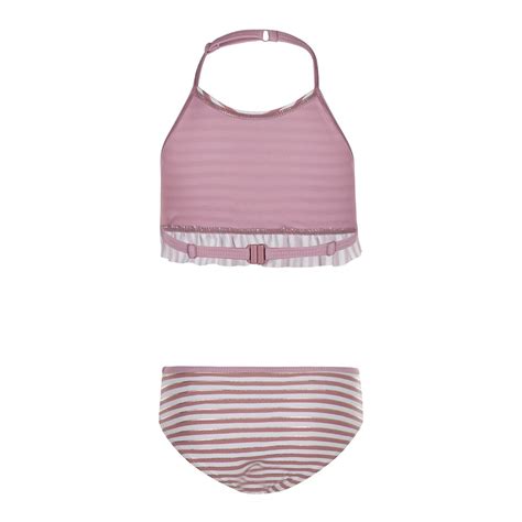 Koko Noko Girls Bikini Purple Striped Koko Noko