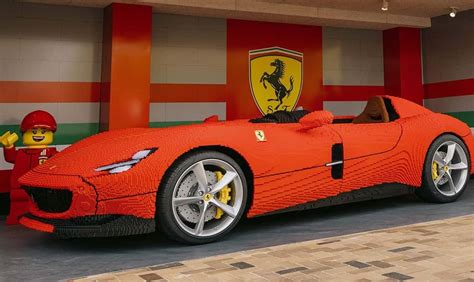 You can now build your own full-size Lego Ferrari