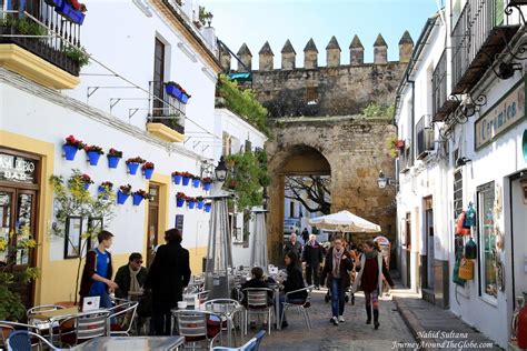 Old city wall and Almodovar Gate in the old town of Cordoba, Spain ...