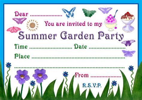 Summer Garden Party Invitation | Rooftop Post Printables