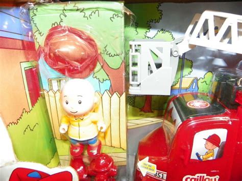 PBS Kids Sprout CAILLOU Build-N-Play Fire Truck w/ Lights & Sounds New VERY RARE | #2012650001