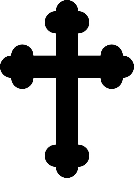 Black Cross Clip Art at Clker.com - vector clip art online, royalty free & public domain