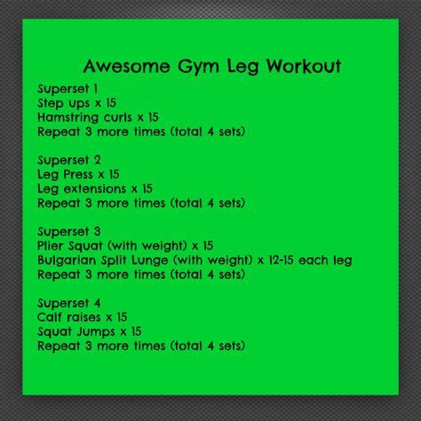 Top 10 gym leg workouts ideas and inspiration