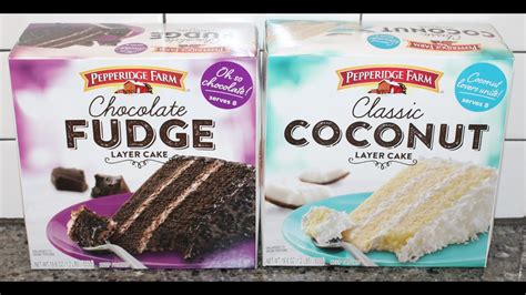 Pepperidge Farm Layer Cake Chocolate Fudge Classic Coconut Review