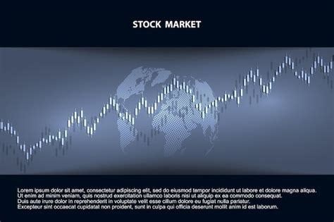 Gráfico Del Mercado De Valores O Gráfico De Comercio De Divisas Para Informes De Conceptos