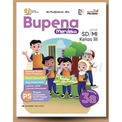 Jual BUPENA MERDEKA SD MI KELAS 3A Erlangga Shopee Indonesia