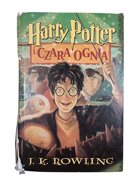 TWARDA Harry Potter I Czara Ognia J K Rowling 14796012166