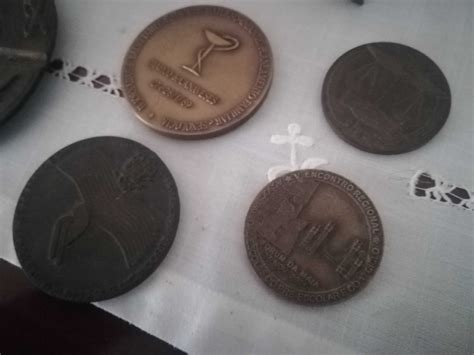 Coleção de medalhas em BRONZE São Felix da Marinha OLX pt