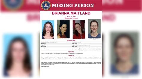 Brianna Maitland Case New Fbi 40k Reward Necn