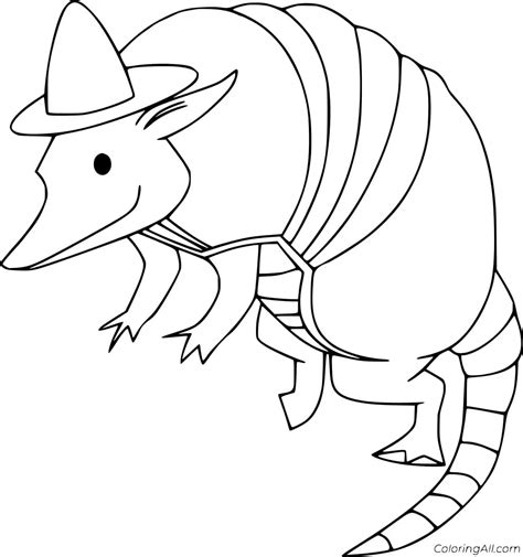 Armadillo Coloring Pages Coloring Cool