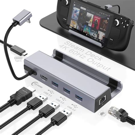 Amazon Rocketek Docking Station For Steam Deck K Hz Hdmi