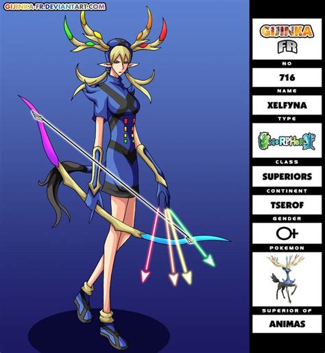 Gfr 716 Xerneass Morpher By Gijinka Fr On Deviantart Pokemon