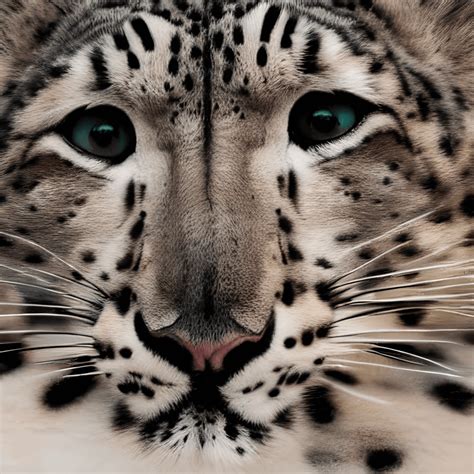 Linda Imagen Predise Ada De Leopardo De Las Nieves Sonrisa Chibi