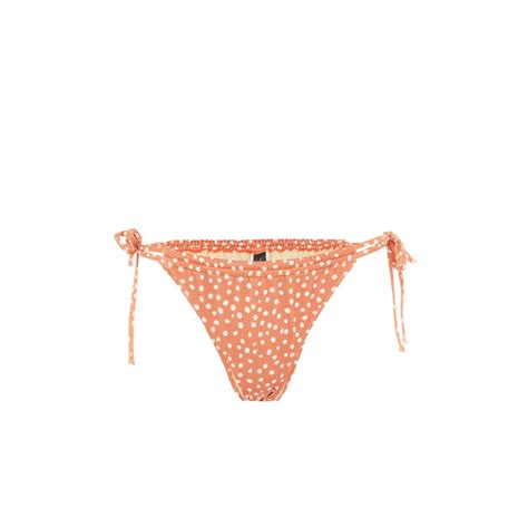 Trendyol Polka Dot Tunnel High Leg Bikini Bottom