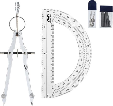 Mr Pen Protractor And Compass Set Compass Protractor Set Protractor