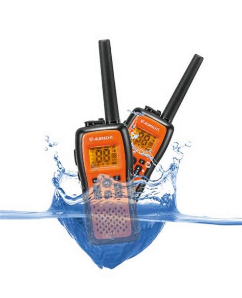 Albrecht TecTalk Float Waterproof Licence Free PMR Walkie Talkie