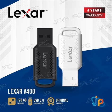 Jual FlashDisk Lexar V400 Jumpdrive 128GB Flash Disk 128 GB USB 3 0