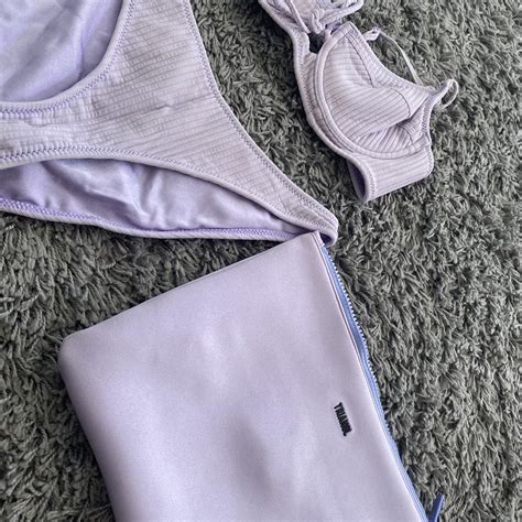 Triangle Bikini Worn Once S Top And L Bottoms Depop