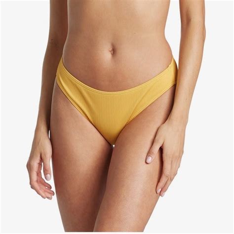 Roxy Swim Nwt Roxy Women Mind Of Freedom Full Bikini Bottoms Yellow