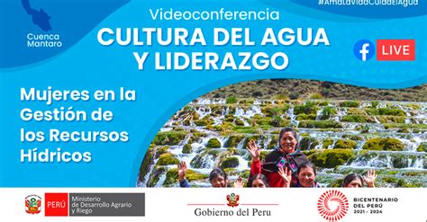 Conferencia Gratuita Sobre Cultura Del Agua Y Liderazgo De Las Mujeres