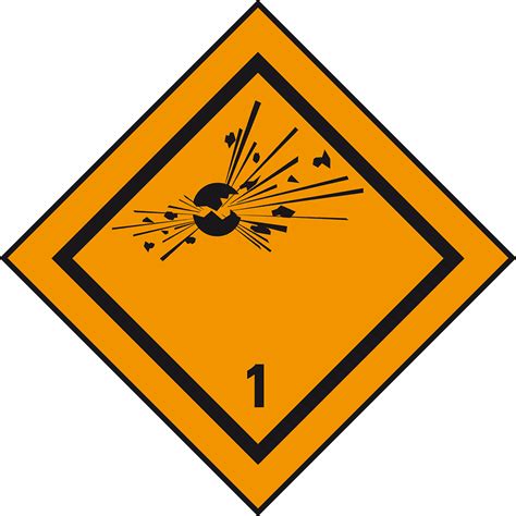 Verpackungskennz. Kl.1 Expl.Stoffe, Folie | kroschke.com