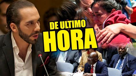 EL IMPACTANTE DISCURSO DE NAYIB BUKELE EN LA ONU QUE HIZO LLORAR A LA